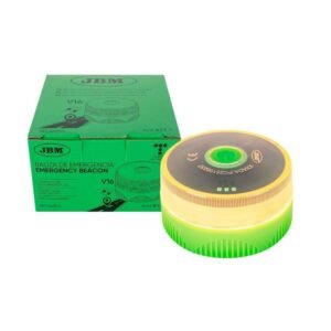 Baliza V16 Homologada DGT con Geolocalización IoT Luz Emergencia Coche Visible 1 km 360° Datos Pagados hasta 2038 Sustituto Oficial Triángulos IP54 Resistente Agua y Polvo 70 candelas